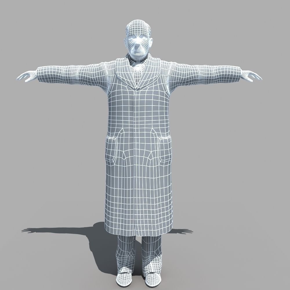 European Man 02 3D model_8