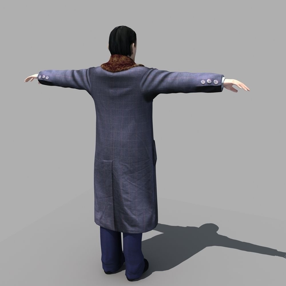 European Man 02 3D model_5