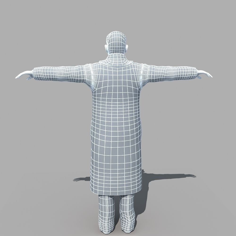 European Man 02 3D model_12