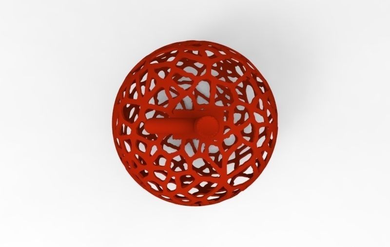 Voronoi Apple 3D print model_2