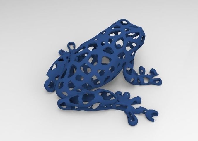 Voronoi Frog 3D print model
