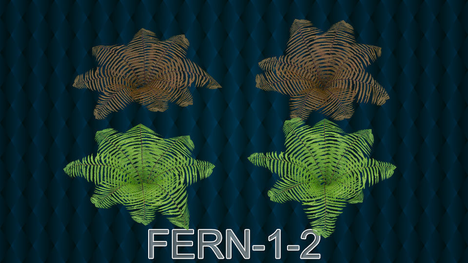 Plant Pack v1 Low-poly 3D model_1