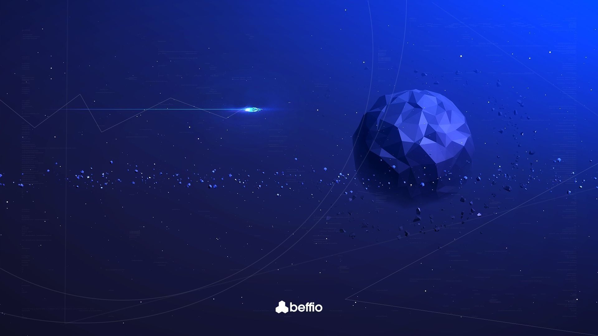Space Journey Low-poly 3D model_21
