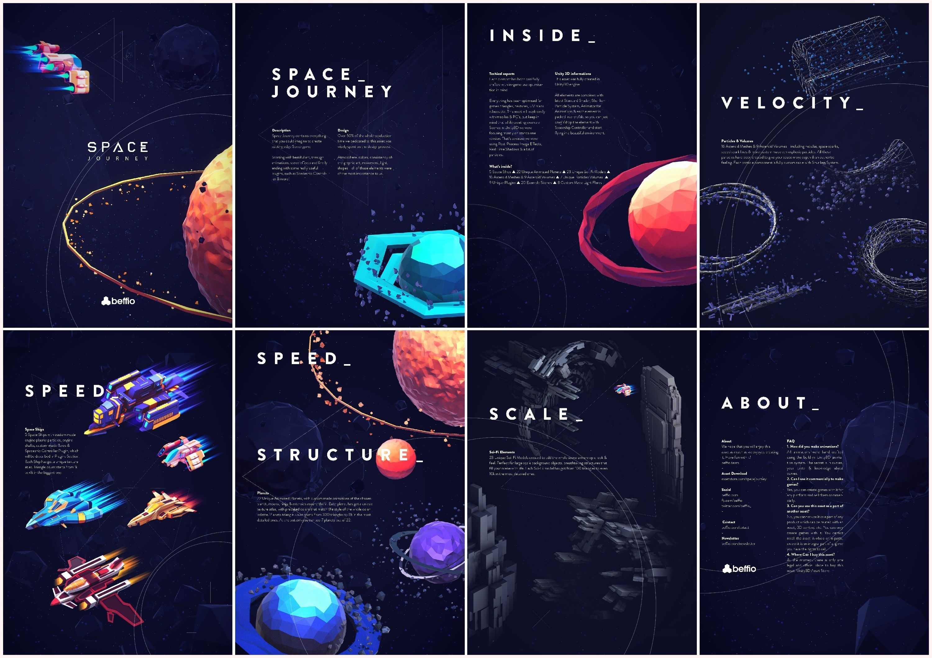 Space Journey Low-poly 3D model_31