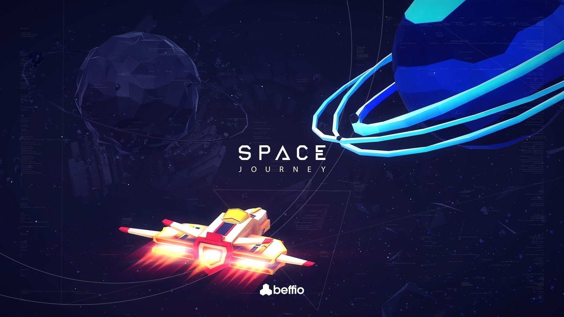 Space Journey Low-poly 3D model_17