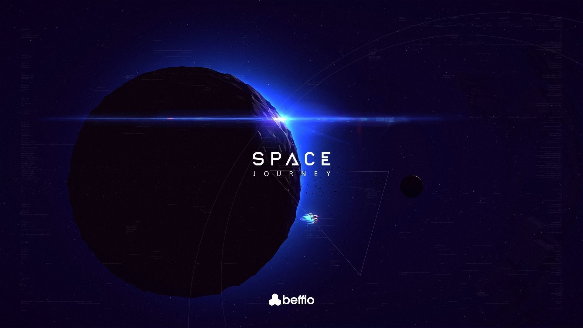 Space Journey Low-poly 3D model_19