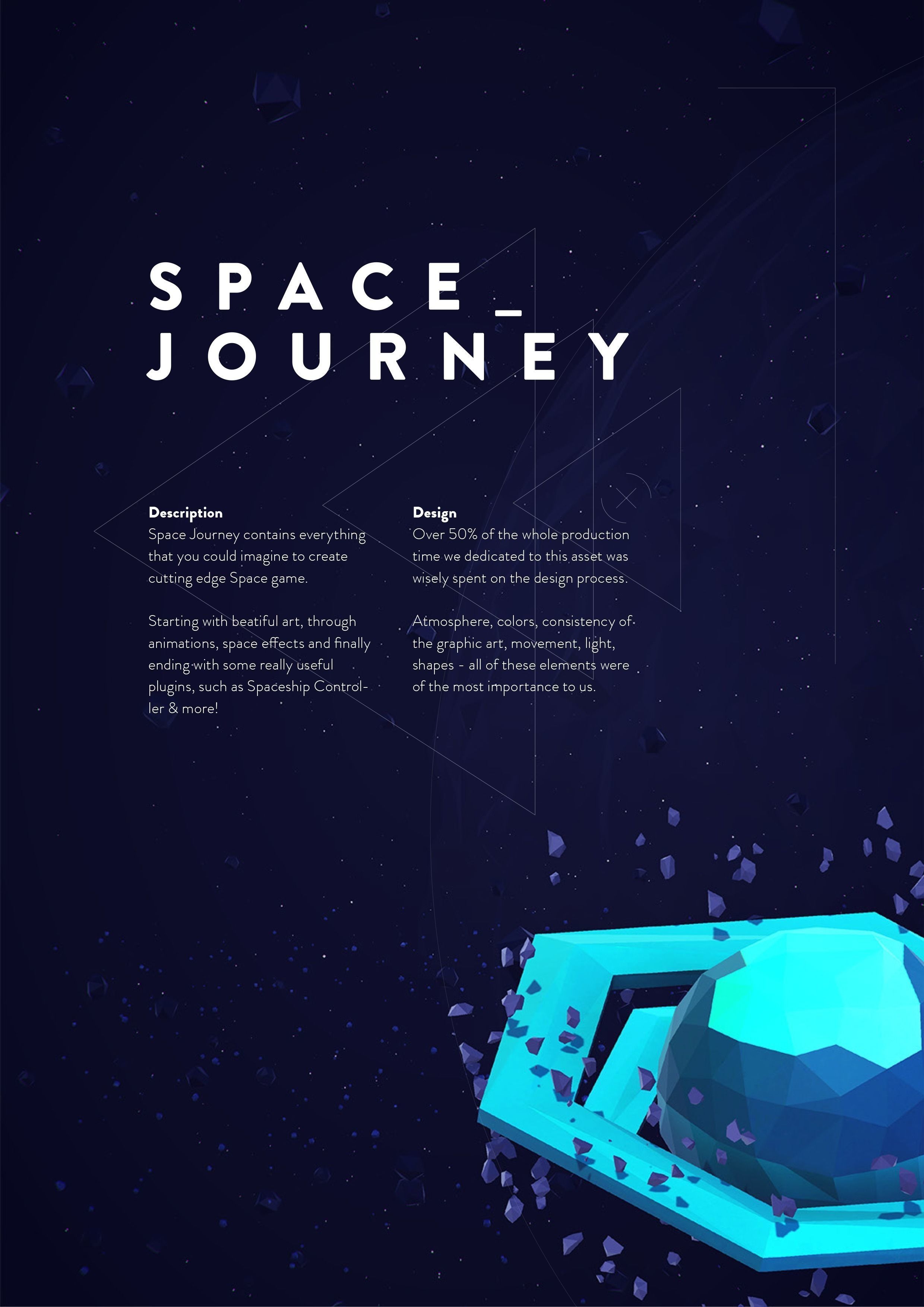 Space Journey Low-poly 3D model_11