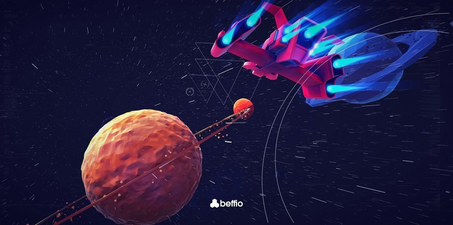 Space Journey Low-poly 3D model_25