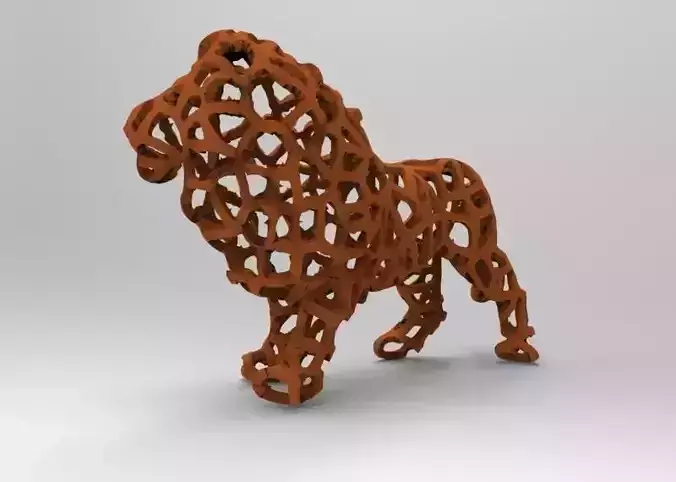 Voronoi Lion