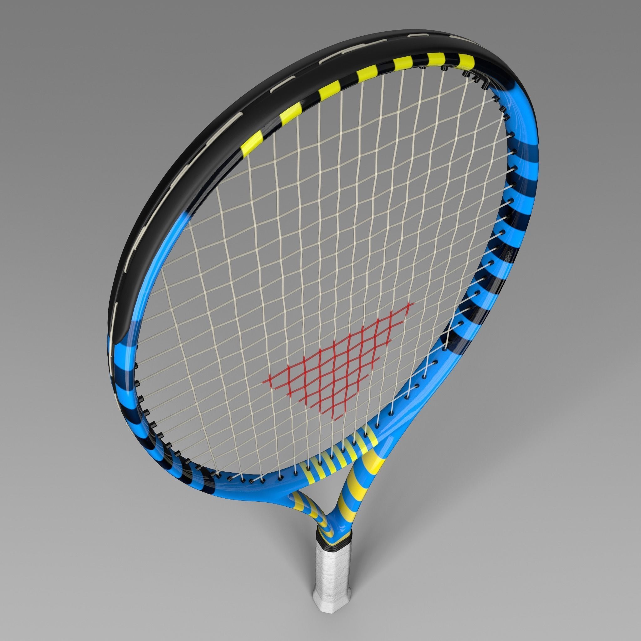 Tennis Racket 3D model_2