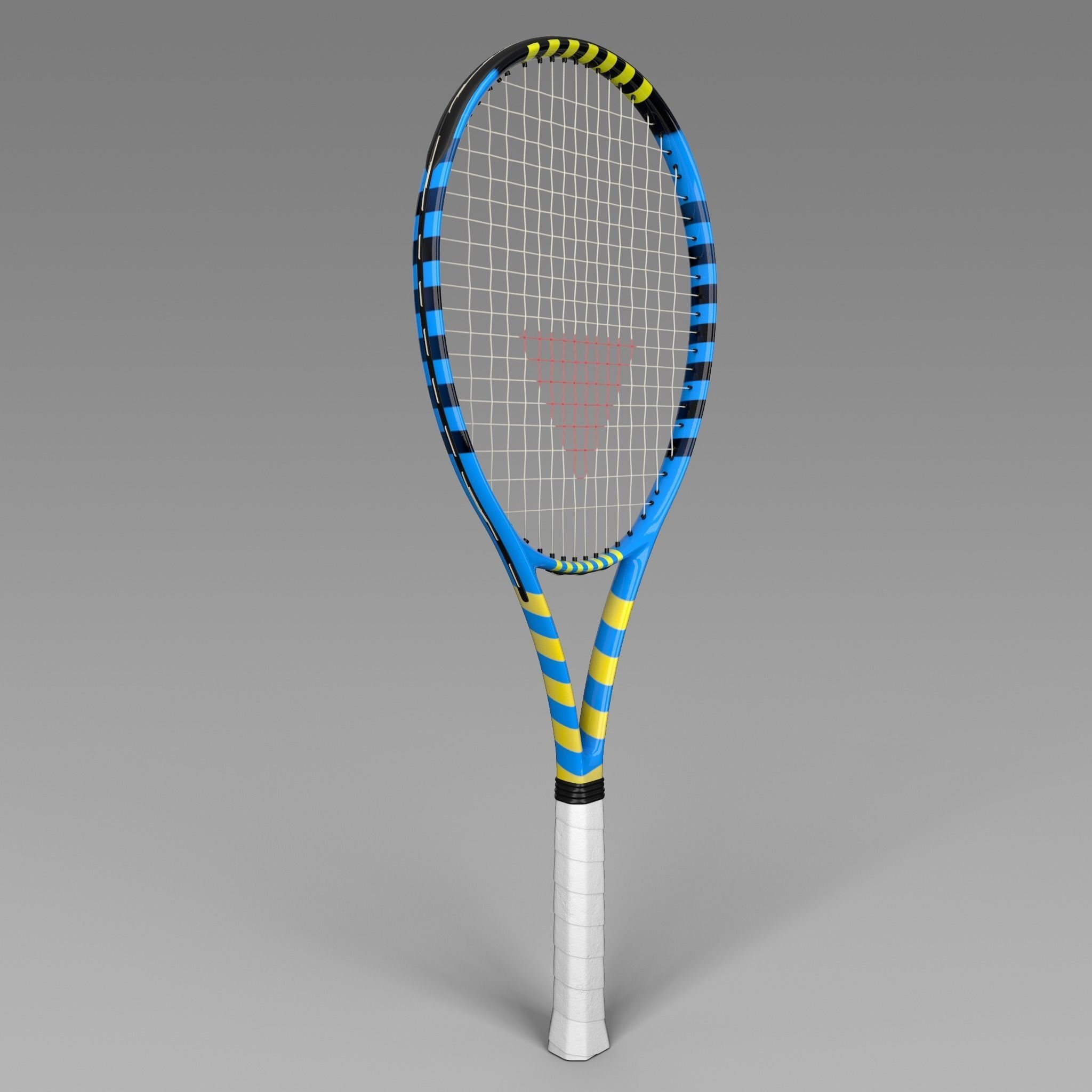 Tennis Racket 3D model_0