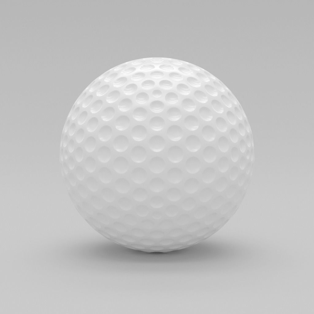 Golf Ball 3D 3D model_0
