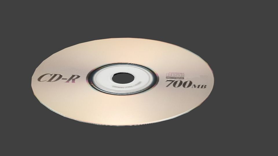 Realistic Compact Disk Model CD free VR / AR / low-poly 3D model | CGTrader