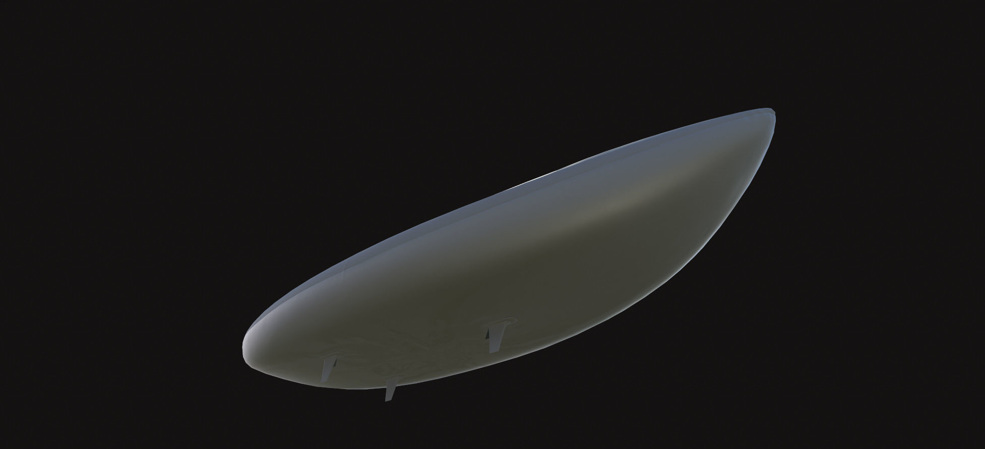 Inflatable Kayak without paddle Low-poly 3D model_13