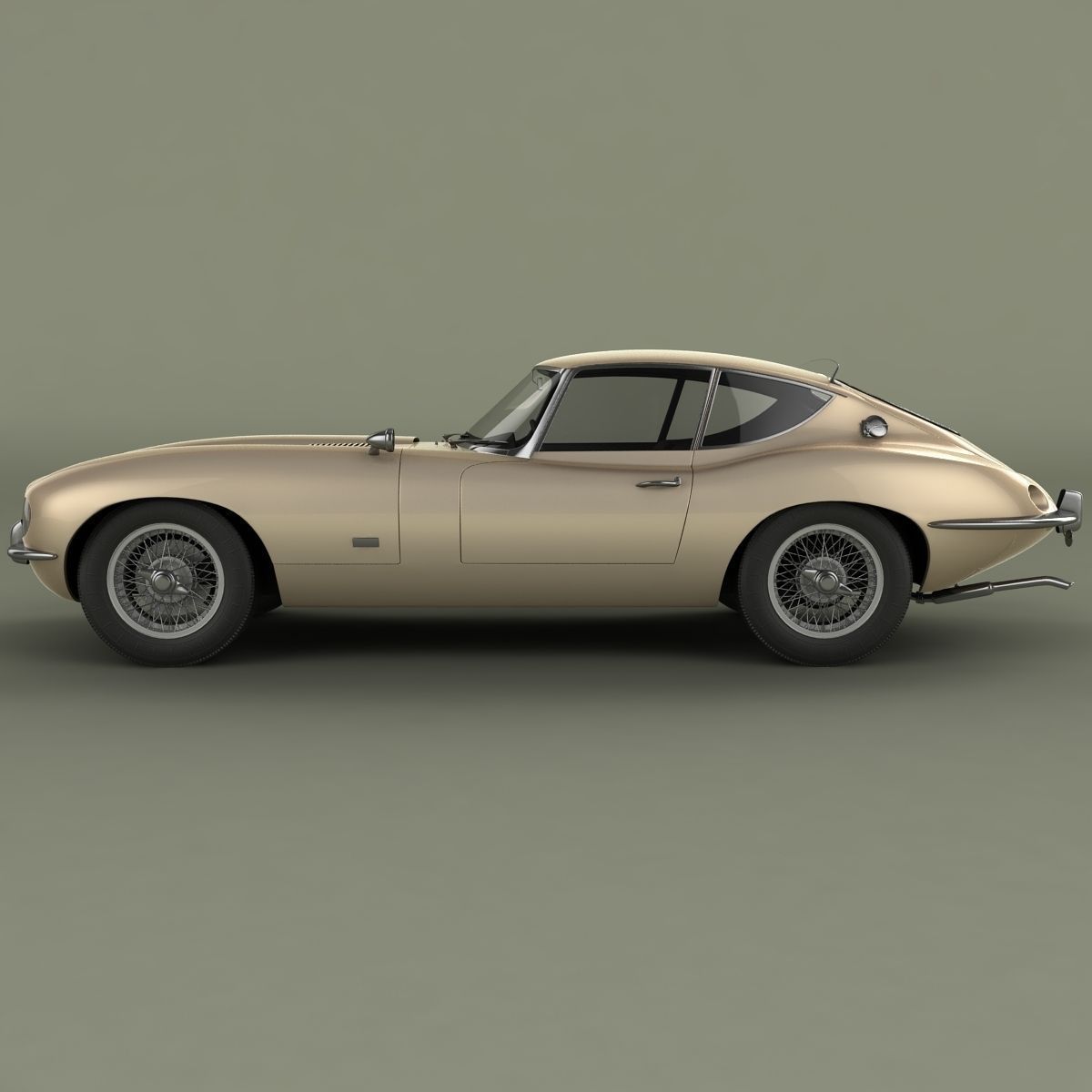 Jaguar E-type Raymond Loewy 3D model_1