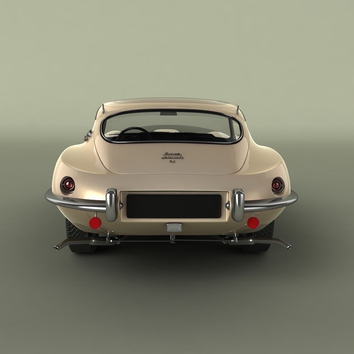 Jaguar E-type Raymond Loewy 3D model_3