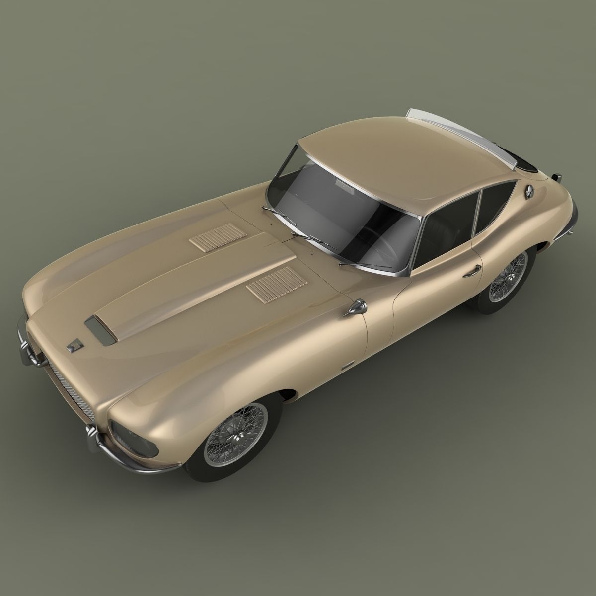 Jaguar E-type Raymond Loewy 3D model_5