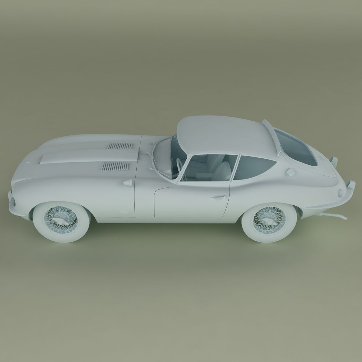 Jaguar E-type Raymond Loewy 3D model_11