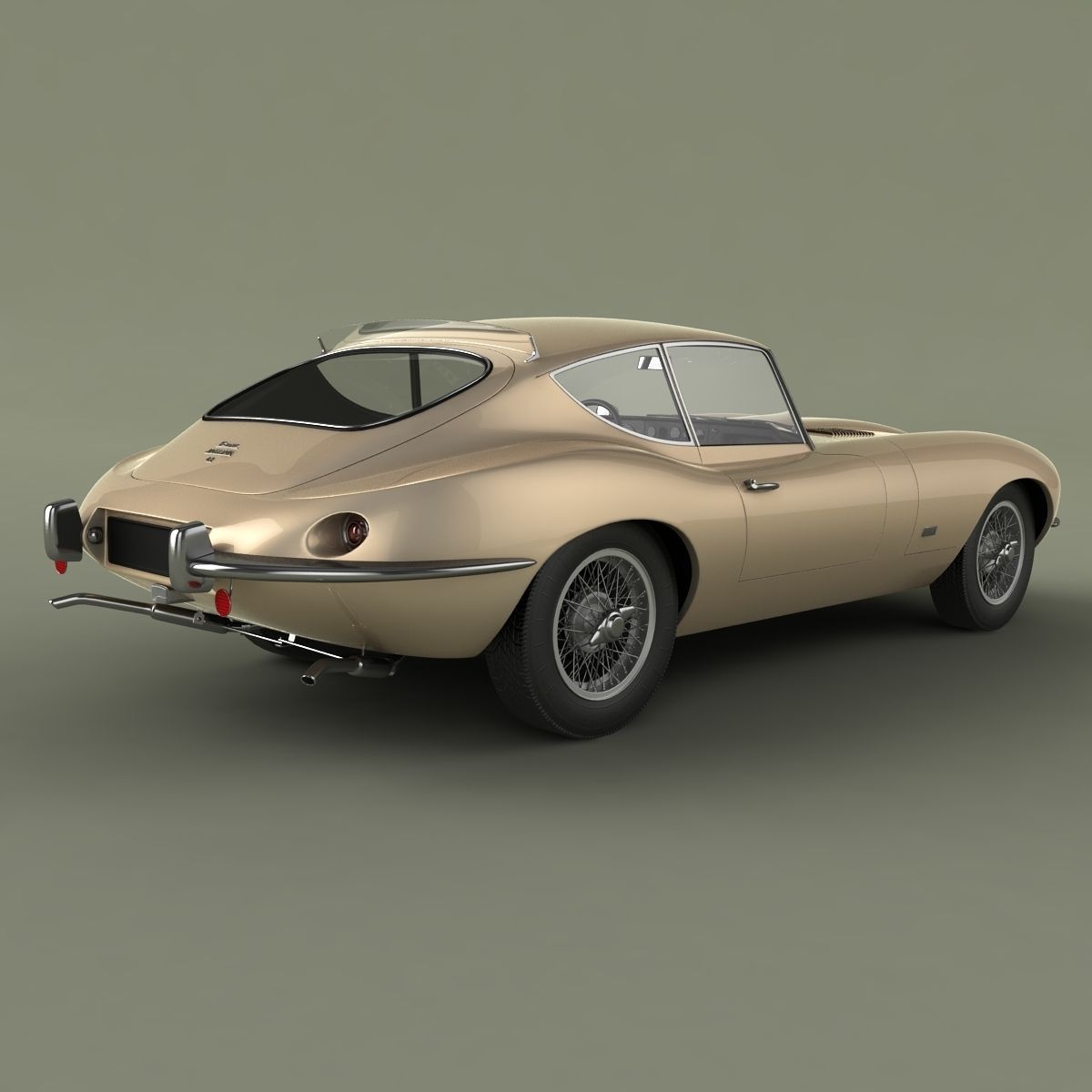Jaguar E-type Raymond Loewy 3D model_2