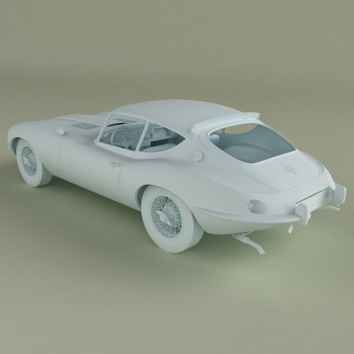 Jaguar E-type Raymond Loewy 3D model_12