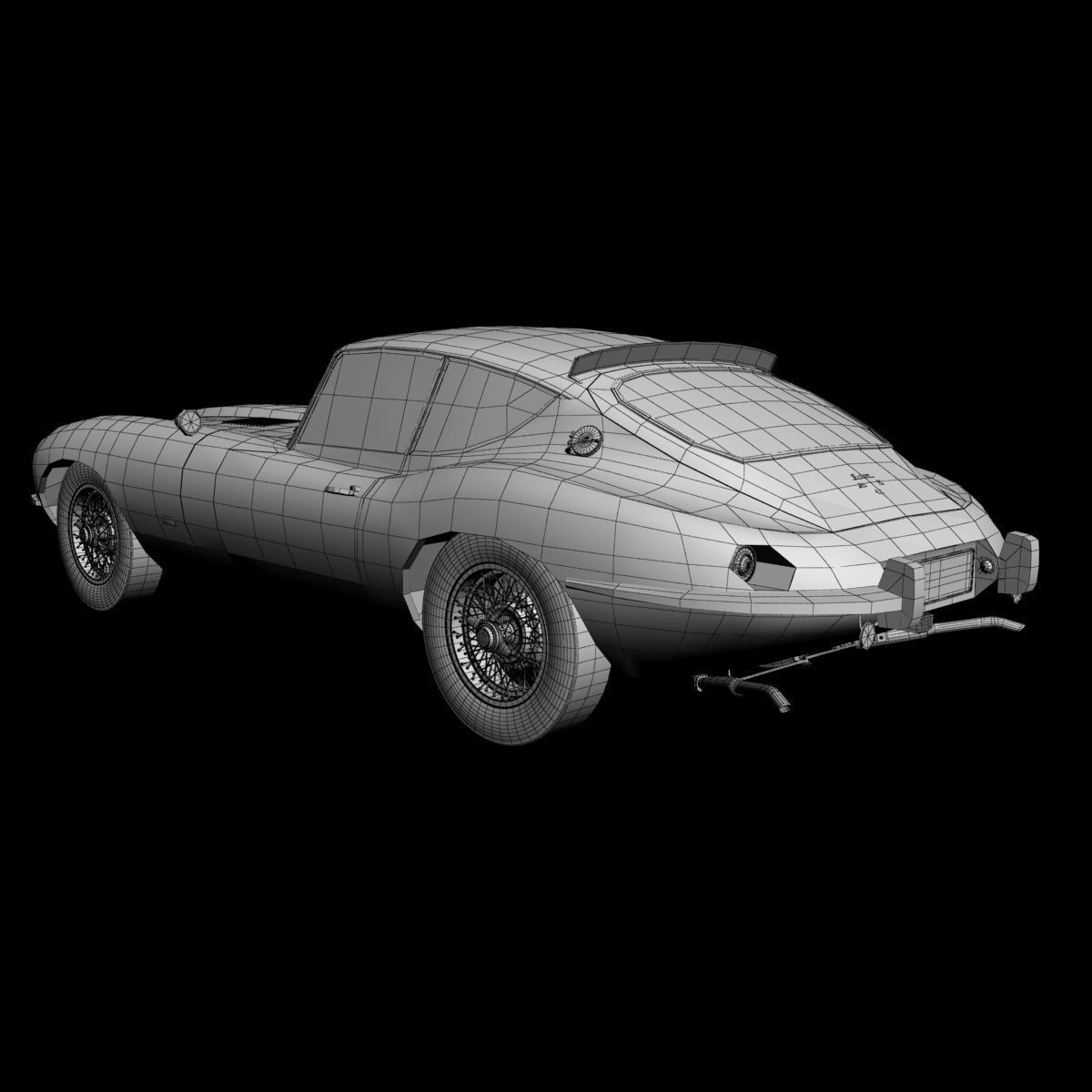 Jaguar E-type Raymond Loewy 3D model_15