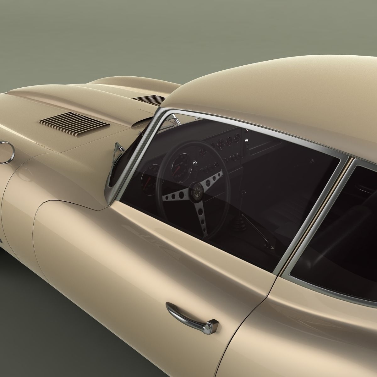 Jaguar E-type Raymond Loewy 3D model_8