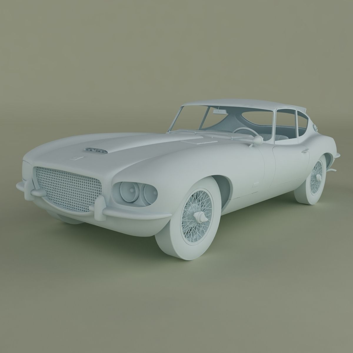 Jaguar E-type Raymond Loewy 3D model_10