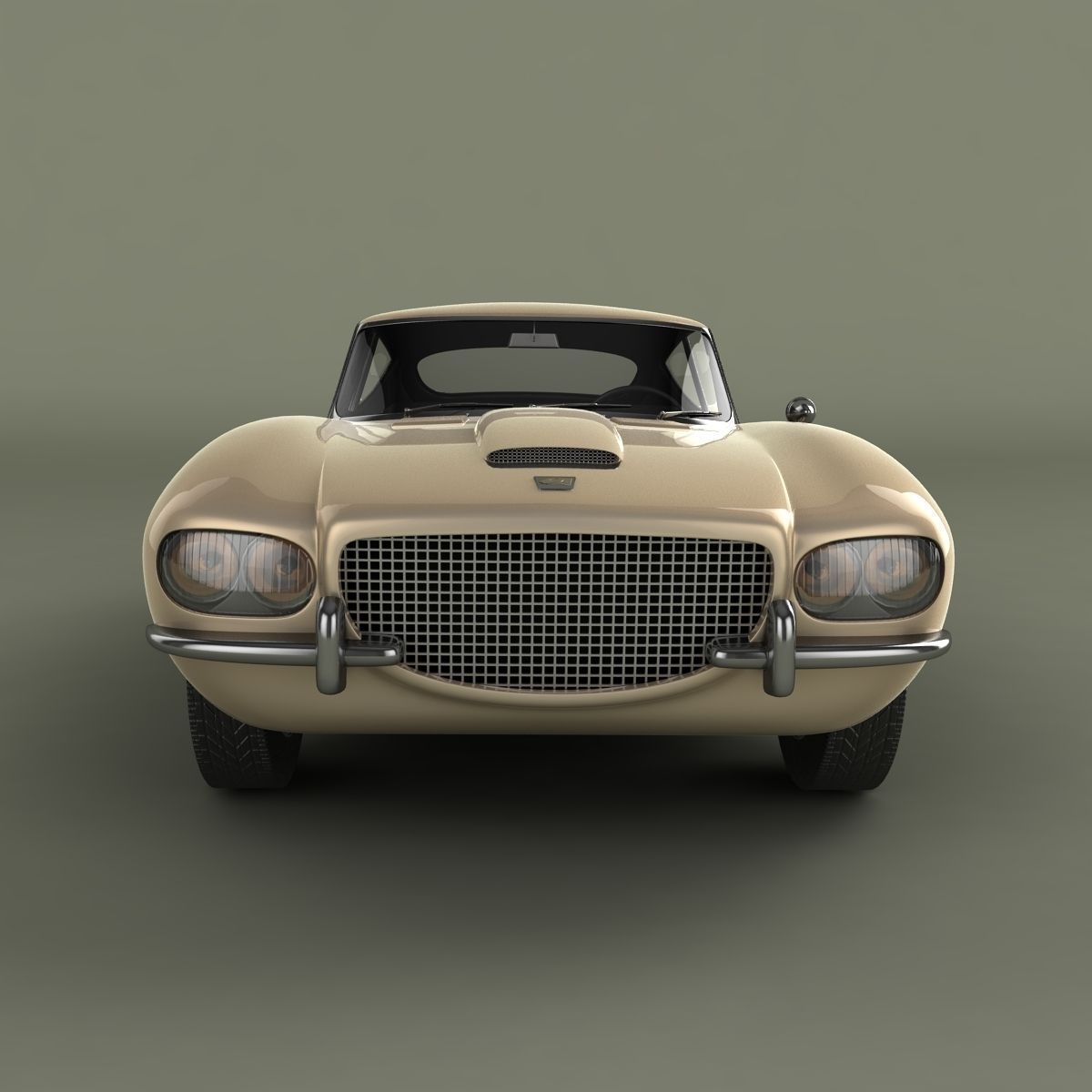 Jaguar E-type Raymond Loewy 3D model_4