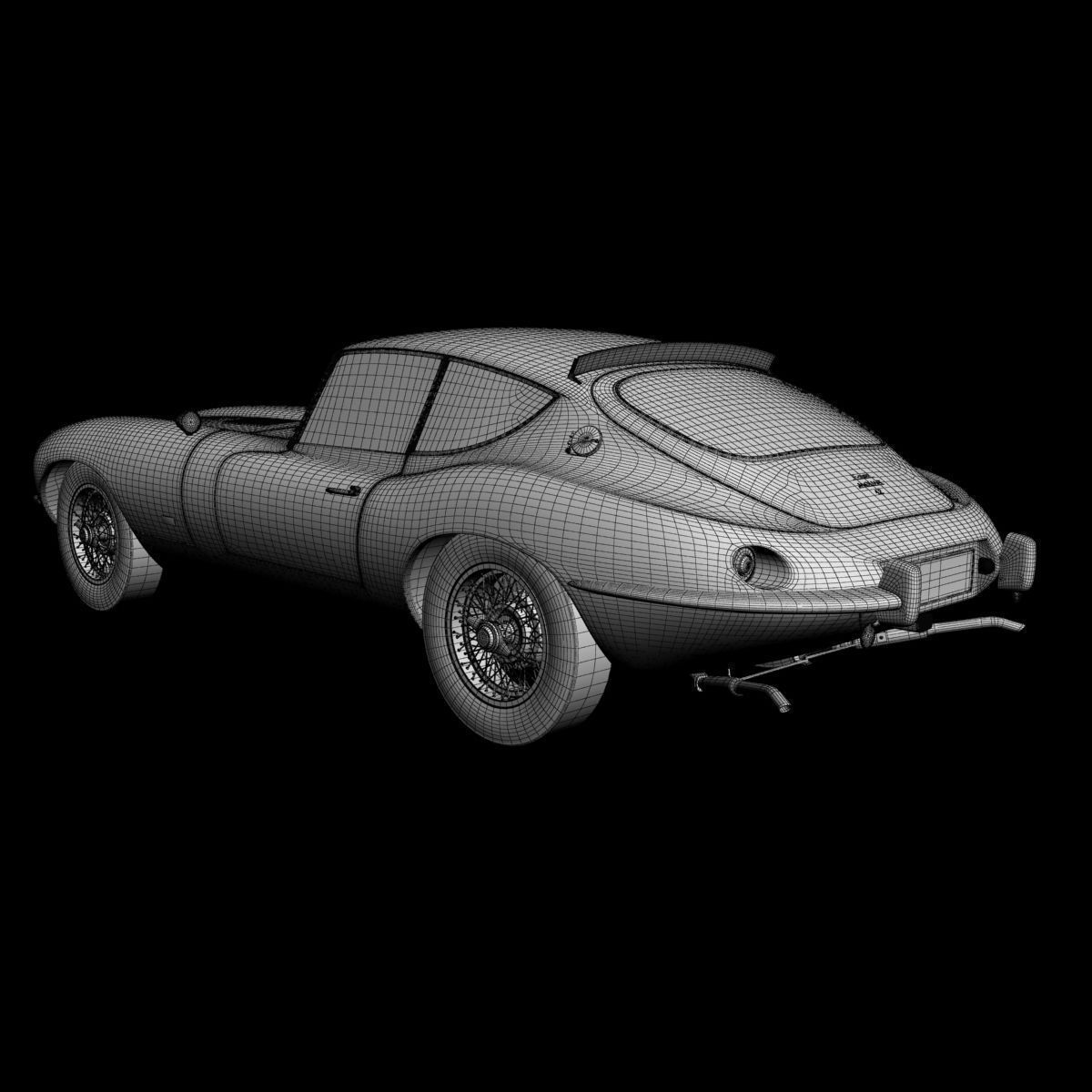 Jaguar E-type Raymond Loewy 3D model_16