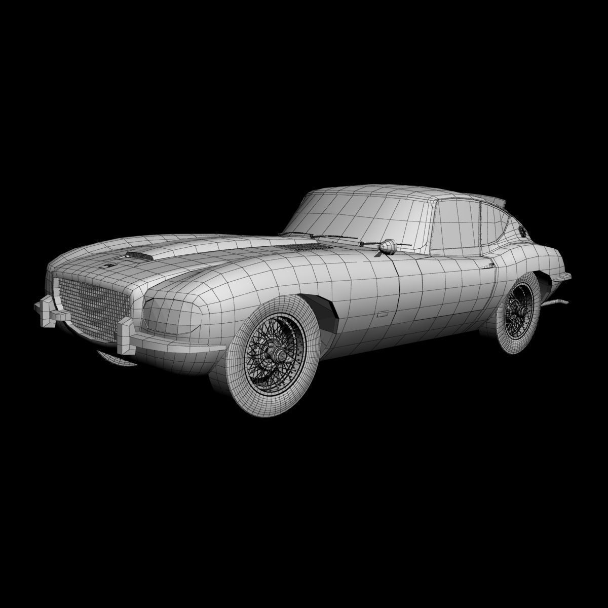 Jaguar E-type Raymond Loewy 3D model_13