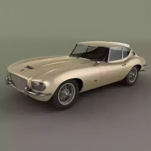 Jaguar E-type Raymond Loewy 3D model