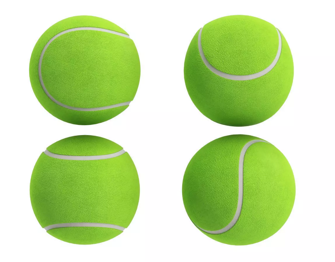 Tennis Ball 3D model_0