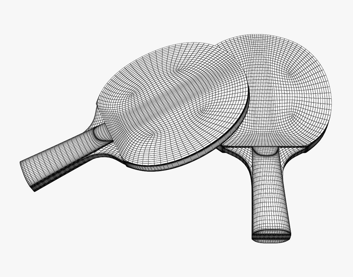 Table Tennis Paddle 3D model_3