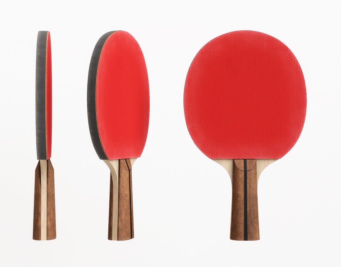 Table Tennis Paddle 3D model_1