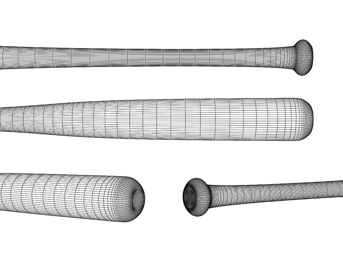 Baseball Bat 3D model_3