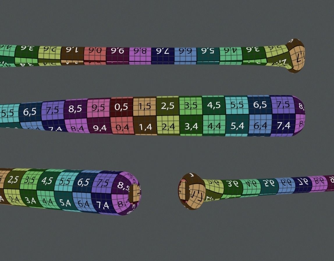 Baseball Bat 3D model_4
