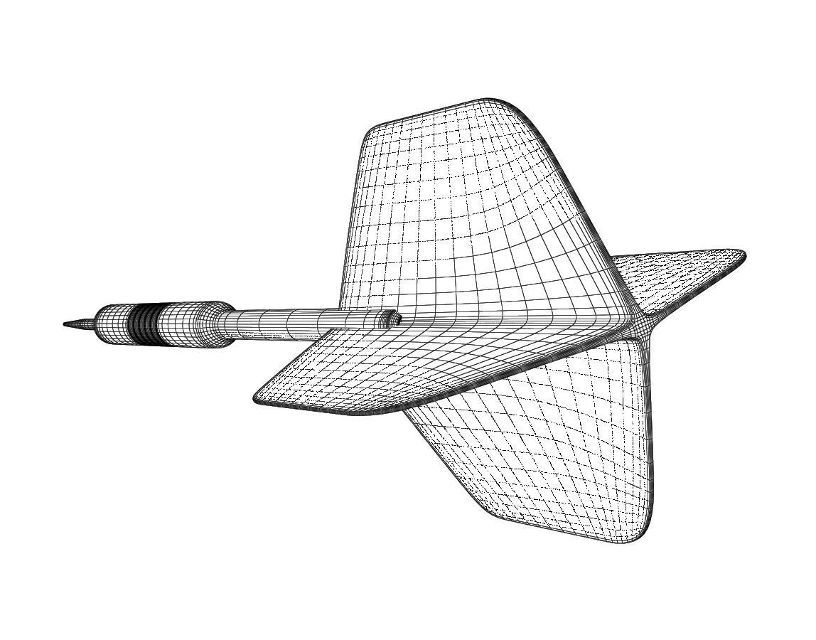 Darts dart 3D model_5
