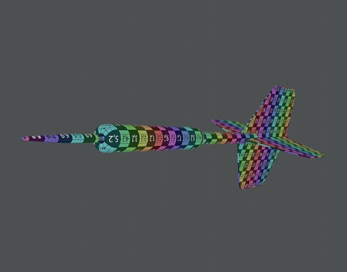 Darts dart 3D model_7