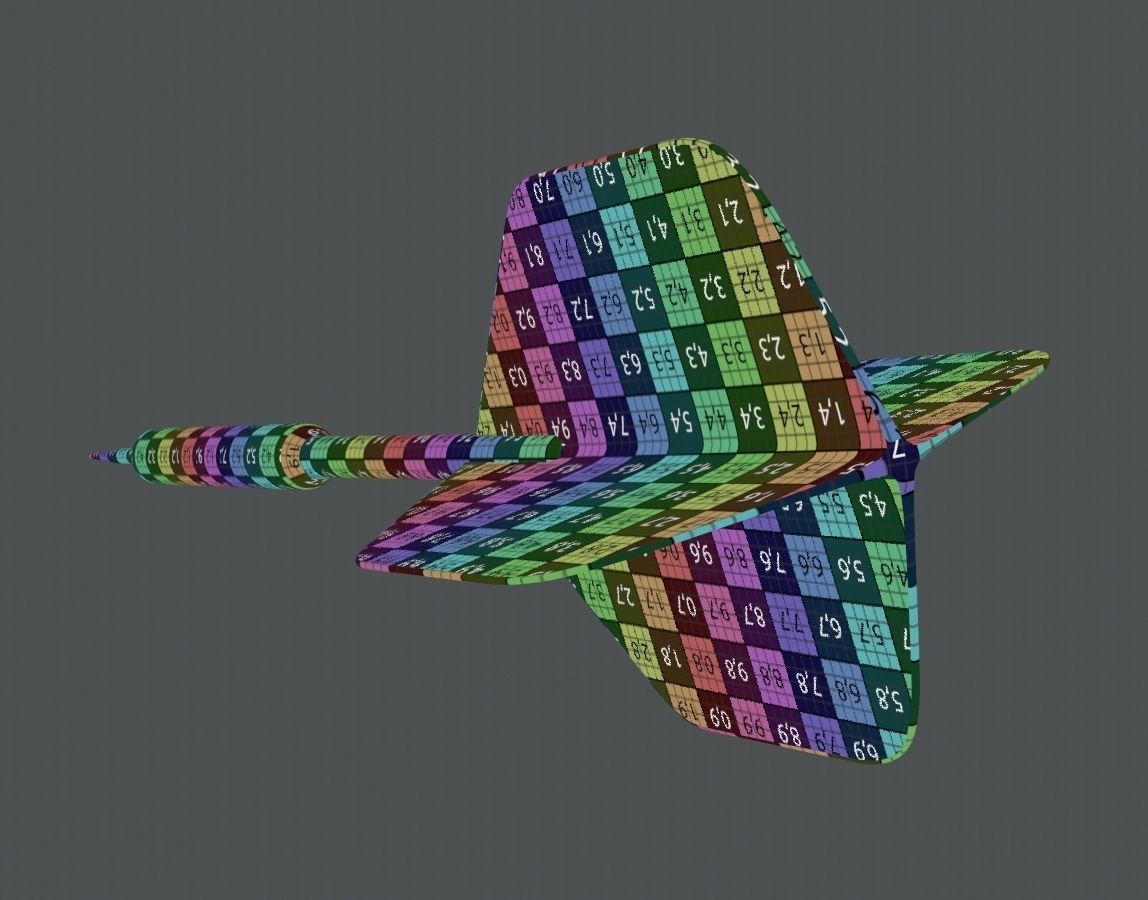Darts dart 3D model_8