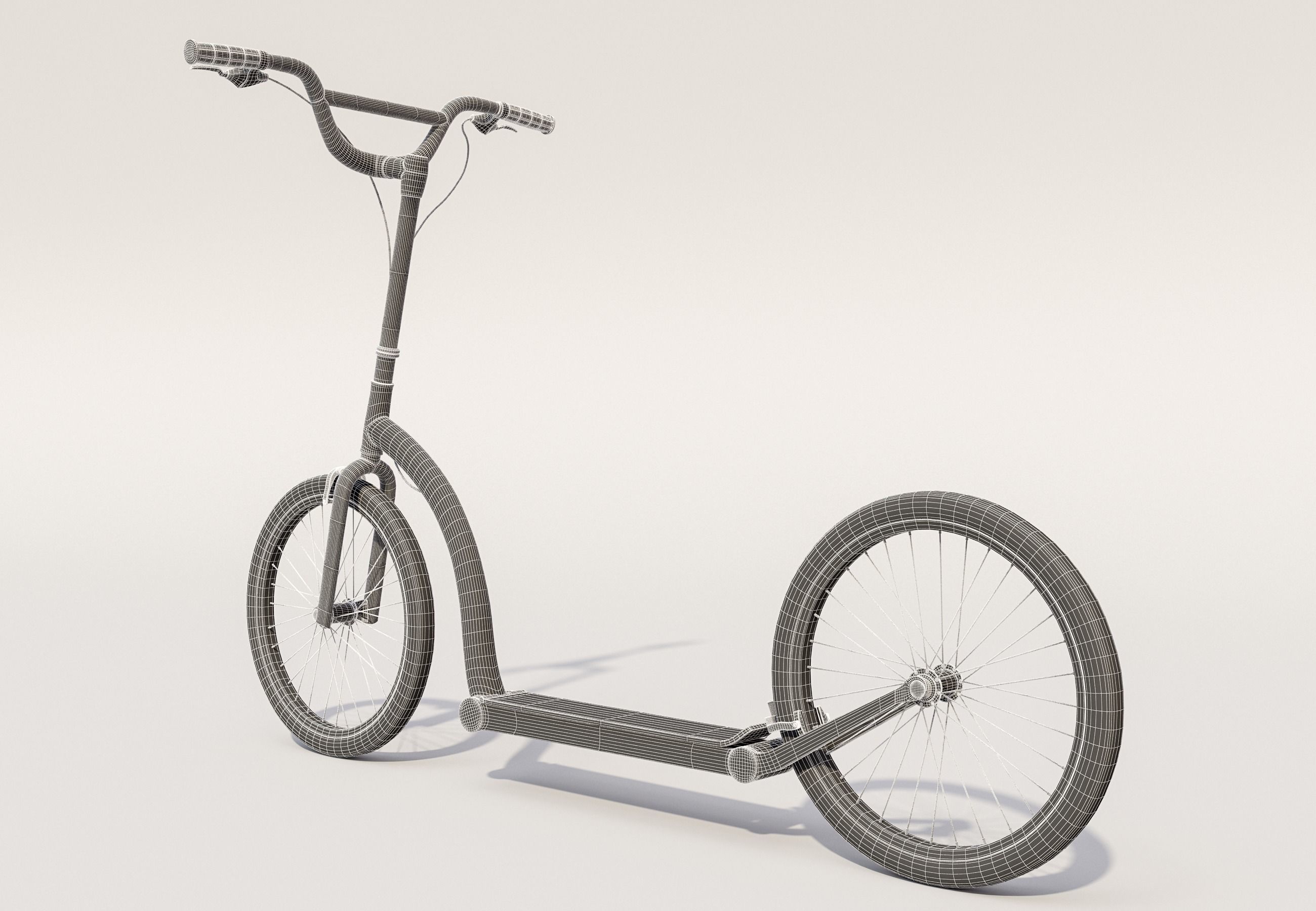 Kick Scooter  3D model_8