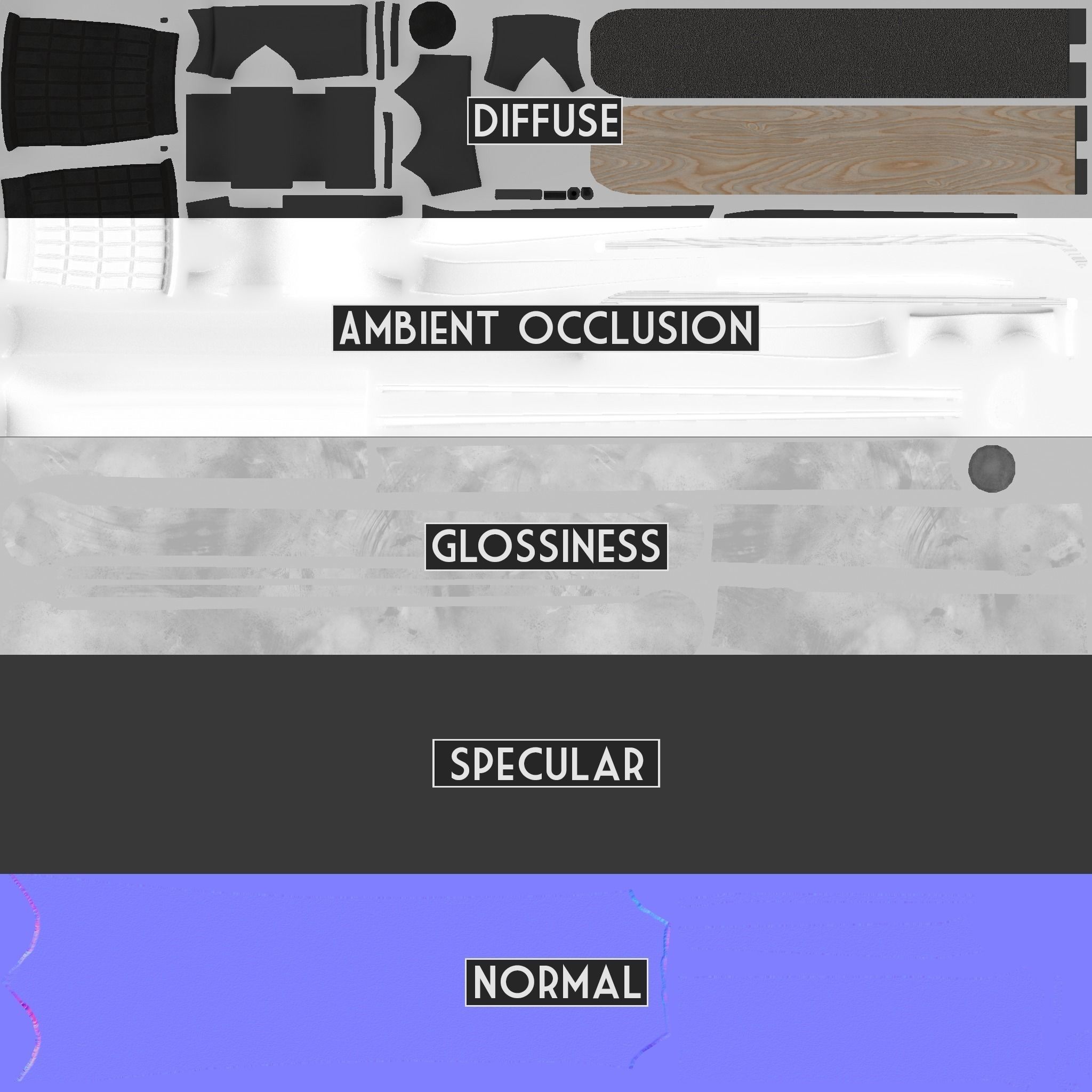 Kick Scooter  3D model_15