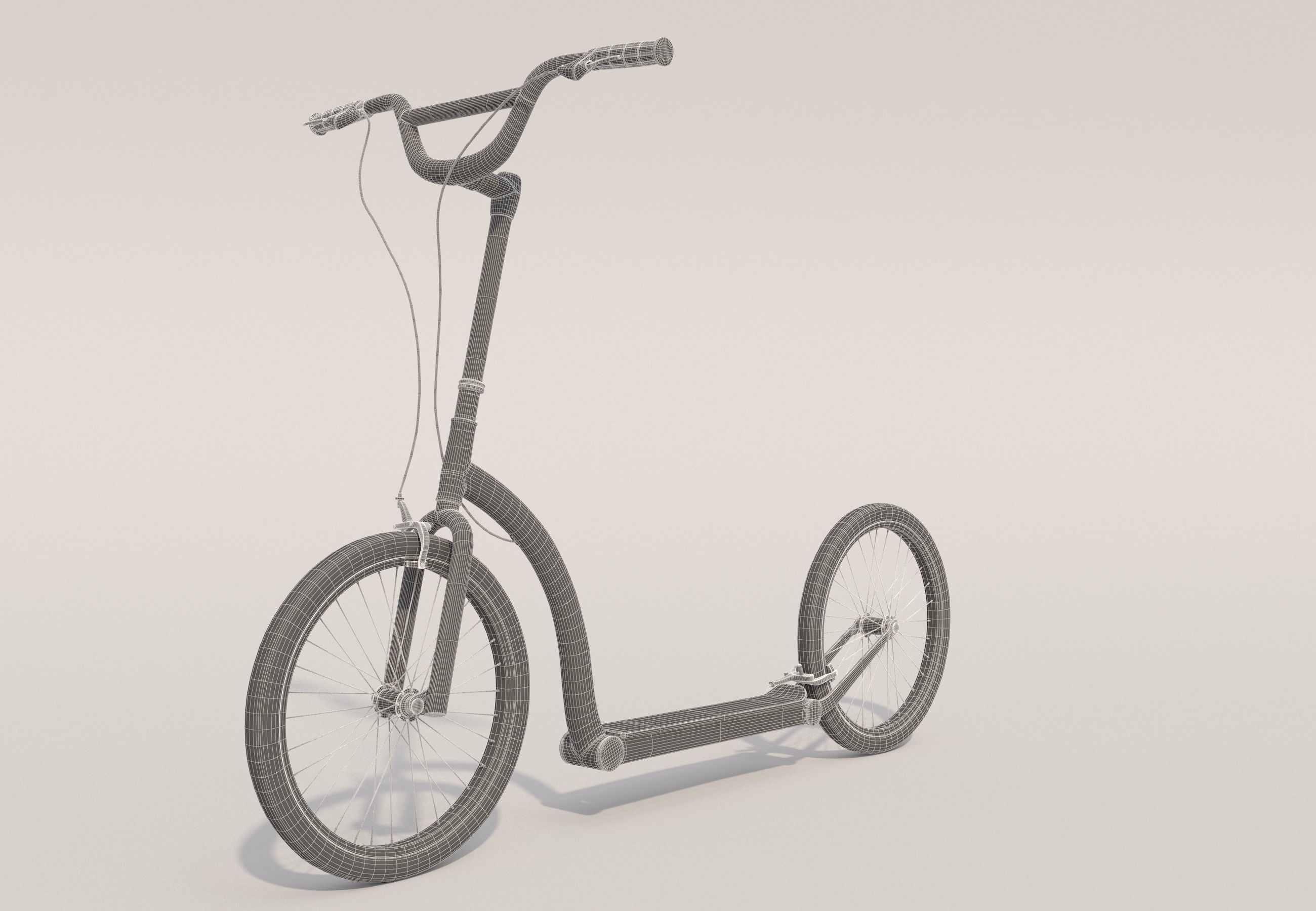 Kick Scooter  3D model_7