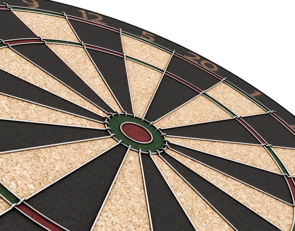 Dart Board 3D model_1