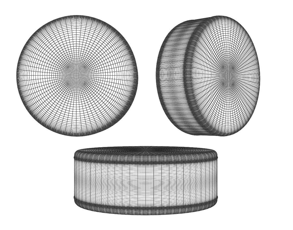 Ice Hockey Puck 3D model_3