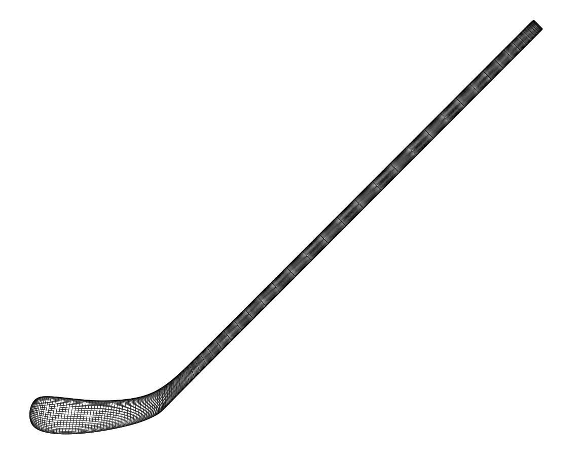 Ice Hockey Stick 3D model_3