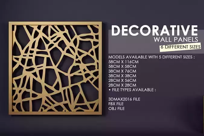 Decorative Panel-Screen 3D Model
