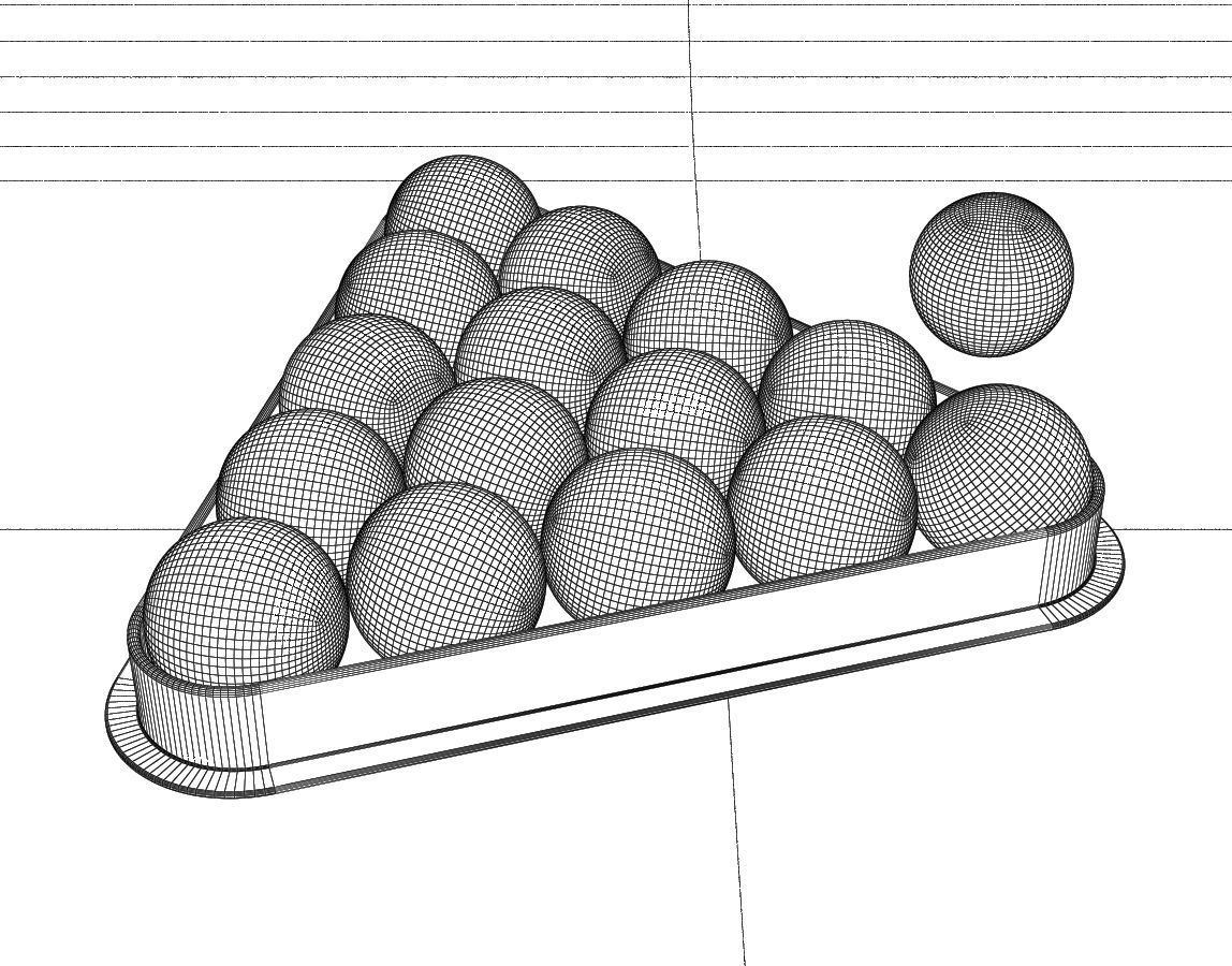 Billiard Balls 3D model_3