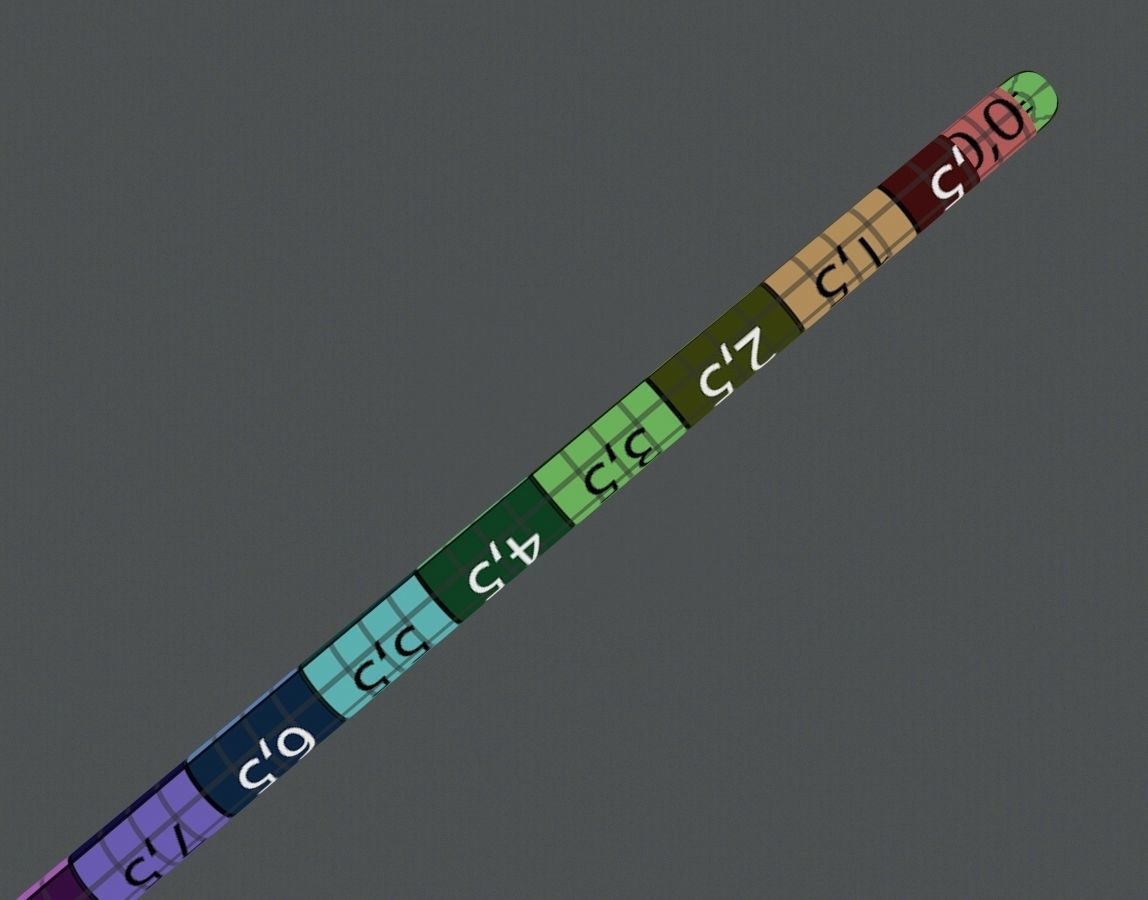 Pool Stick 3D model_5