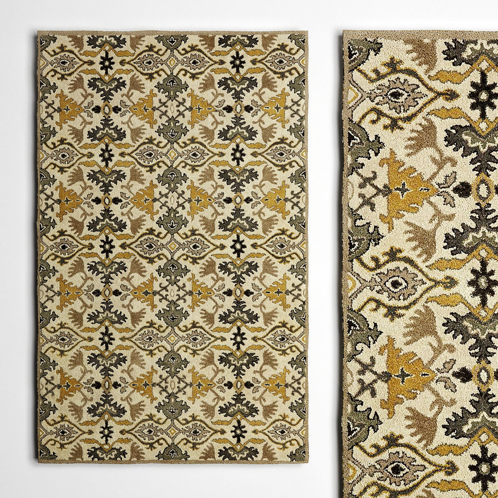 Delphine Wool Rugs 3D model_4