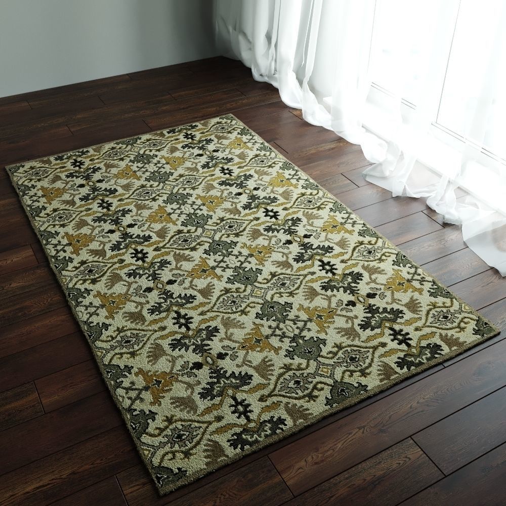 Delphine Wool Rugs 3D model_5